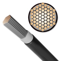 Kabel solarny fotowoltaiczny | 6mm2 | 100m | Czarny | PartsPC.pl