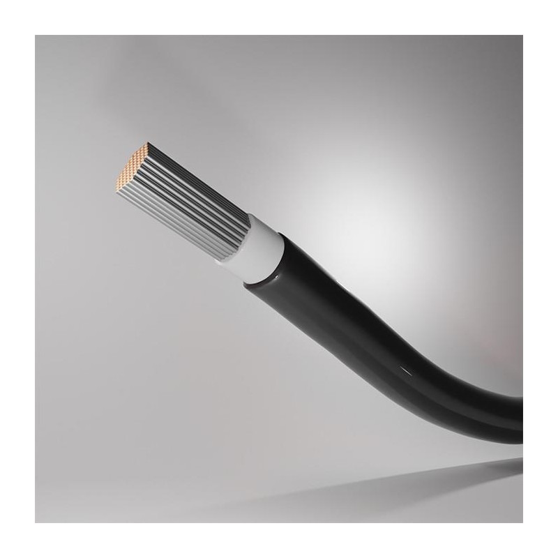 Kabel solarny fotowoltaiczny | 6mm2 | 100m | Czarny | PartsPC.pl