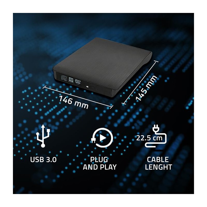 Obudowa/kieszeń na napęd optyczny CD/DVD SATA | USB3.0 | 9.5… | PartsPC.pl