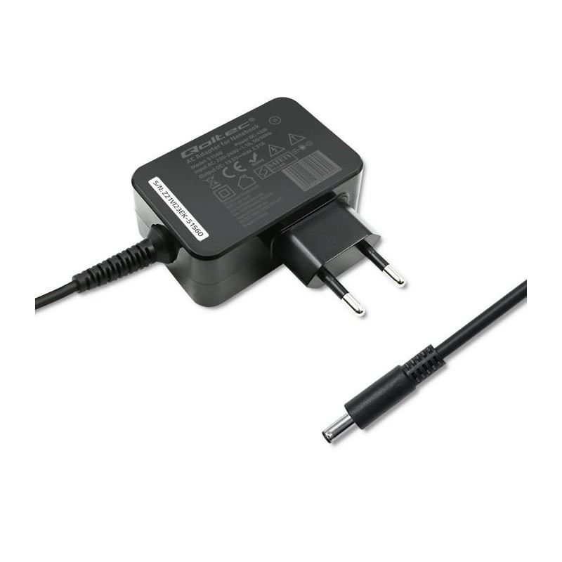 Zasilacz sieciowy Qoltec do Dell 45W | 19.5V | 2.31A | 4.5*3… | PartsPC.pl