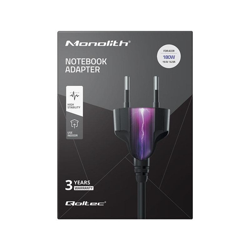 Zasilacz do Acer 180W 19.5V 9.23A 5.5x1.7 + kabel zasilający | PartsPC.pl