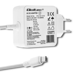 Zasilacz sieciowy 45W 20V 2.25A USB-C Biały | PartsPC.pl