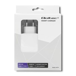 Zasilacz sieciowy 45W 20V 2.25A USB-C Biały | PartsPC.pl