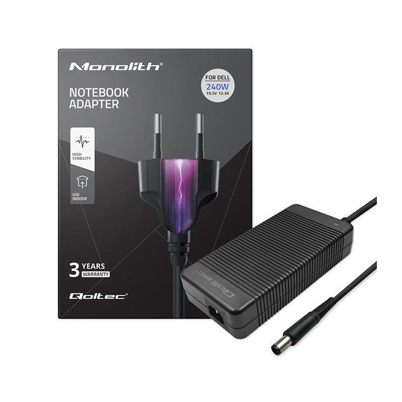 Zasilacz do Dell 240W | 19.5V | 12.3A | 7.4*5.0+pin | kabel … | PartsPC.pl