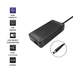 Zasilacz do Dell 240W | 19.5V | 12.3A | 7.4*5.0+pin | kabel … | PartsPC.pl