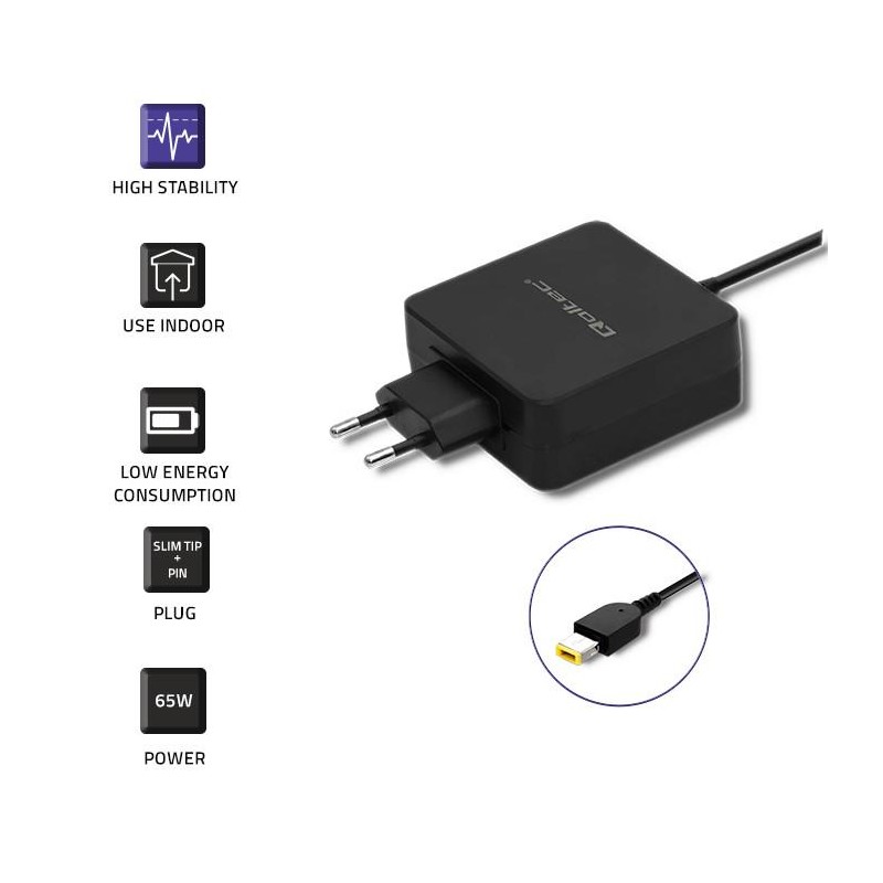 Zasilacz do Lenovo 65W | 20V | 3.25A | slim tip+pin | PartsPC.pl