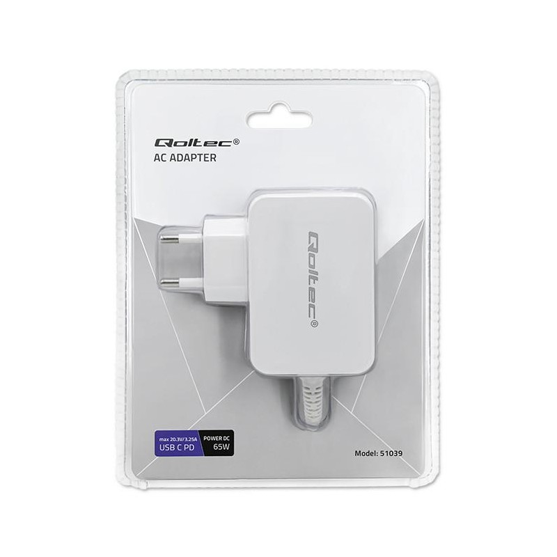 Zasilacz sieciowy 65W | 5-20.3V | 2-3.25A | USB typ C | PD |… | PartsPC.pl