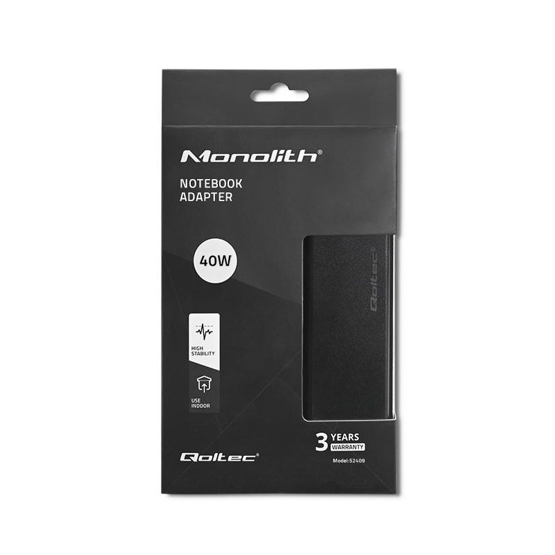 Zasilacz 40W | 12V | 3.33A | 5.5*2.1 | + kabel zasilający | PartsPC.pl