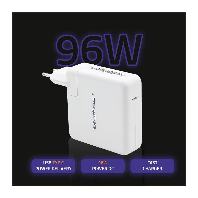 Ładowarka sieciowa FAST 96W | 5-20V | 3-4.7A | USB C PD | Bi… | PartsPC.pl