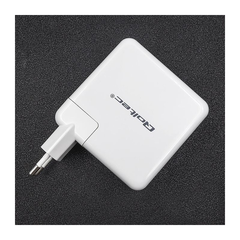 Ładowarka GaN FAST 108W | 5-20V | 3-4.7A | USB C | Biała | PartsPC.pl
