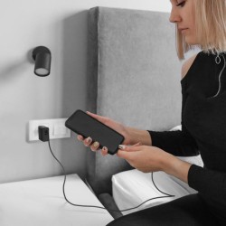 Ładowarka Super Quick PD | 1xUSB-C | 1xUSB | 65W | 5-20V |  … | PartsPC.pl