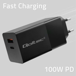 Ładowarka GaN Power Pro | 1xUSB-C | 1xUSB | 100W | 5-20V | 1… | PartsPC.pl