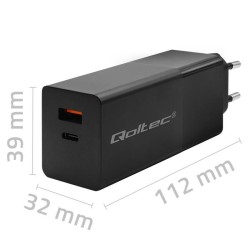 Ładowarka GaN Power Pro | 1xUSB-C | 1xUSB | 100W | 5-20V | 1… | PartsPC.pl