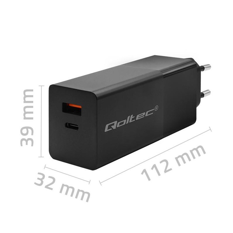 Ładowarka GaN Power Pro | 1xUSB-C | 1xUSB | 100W | 5-20V | 1… | PartsPC.pl