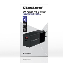 Ładowarka GaN Power Pro | 1xUSB-C | 1xUSB | 100W | 5-20V | 1… | PartsPC.pl