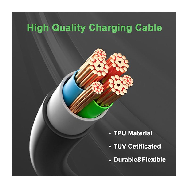 Kabel EV Qoltec do ładowania samochodu | 400V | 11kW | 16A |… | PartsPC.pl