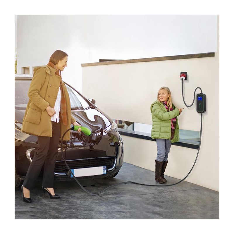 Ładowarka Qoltec do samochodu elektrycznego EV z regulacją 2… | PartsPC.pl