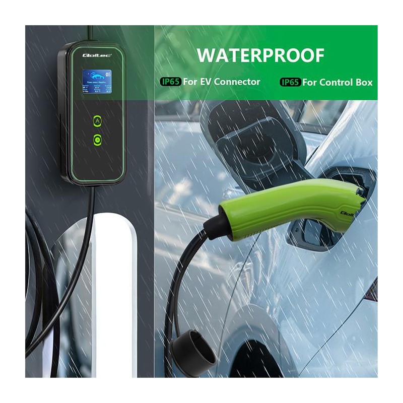 Ładowarka Qoltec do samochodu elektrycznego EV z regulacją 2… | PartsPC.pl