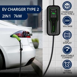 Mobilna ładowarka do samochodu elektrycznego EV z regulacją … | PartsPC.pl