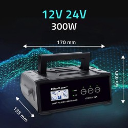 Ładowarka inteligentna Qoltec mikroprocesorowa 12V 24V 25A |… | PartsPC.pl
