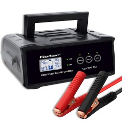 Ładowarka inteligentna Qoltec mikroprocesorowa 12V 24V 25A |… | PartsPC.pl