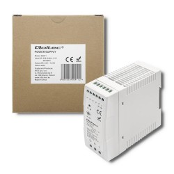 Zasilacz na szynę DIN | 40W | 24V | 1.67A | Biały | Slim | PartsPC.pl