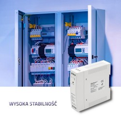 Zasilacz na szynę DIN | 10W | 12V | 0.83A | Biały | Slim | PartsPC.pl