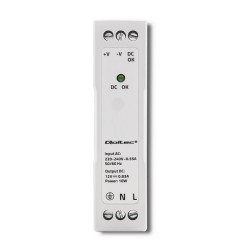 Zasilacz na szynę DIN | 10W | 12V | 0.83A | Biały | Slim | PartsPC.pl