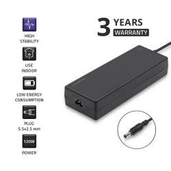 Zasilacz desktopowy 120W | 12V | 10A | 5.5*2.5 | + kabel zas… | PartsPC.pl