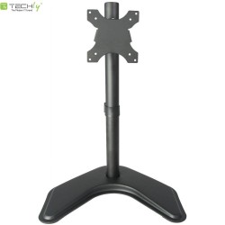 Uchwyt biurkowy LCD/LED Techly 13"-27", 10kg, czarny | PartsPC.pl