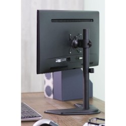Uchwyt biurkowy LCD/LED Techly 13"-27", 10kg, czarny | PartsPC.pl