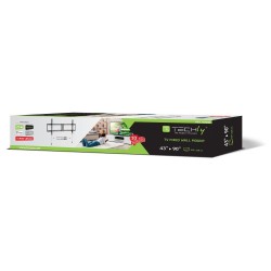 Uchwyt ścienny Techly 43"-90", 70kg slim | PartsPC.pl
