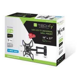 Uchwyt ścienny Techly 19"-37", 25kg obrotowy | PartsPC.pl