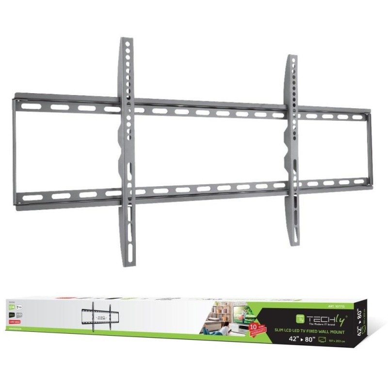 Uchwyt ścienny Techly  do TV 42-80" LED/LCD 60kg slim 28mm | PartsPC.pl