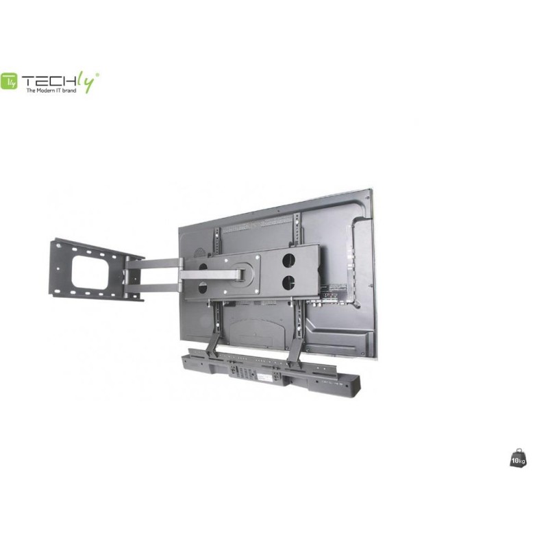 Uchwyt ścienny do soundbar, 10kg, czarny | PartsPC.pl