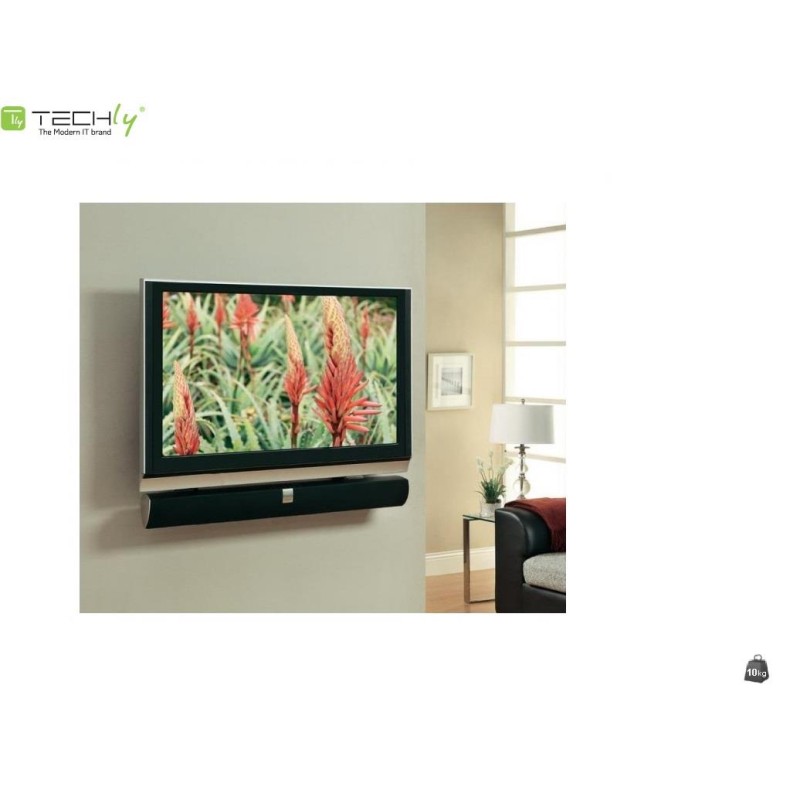 Uchwyt ścienny do soundbar, 10kg, czarny | PartsPC.pl