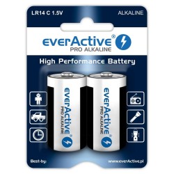Baterie alkaliczne C/LR14 everActive Pro Alkaline 2 sztuki