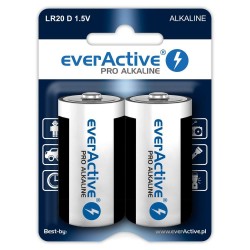Baterie alkaliczne D/LR20 everActive Pro Alkaline 2 sztuki