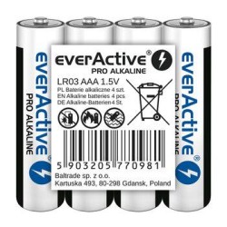 Baterie alkaliczne AAA/LR03 everActive Pro Alkaline 4 sztuki… | PartsPC.pl