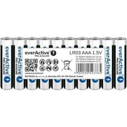 Baterie alkaliczne AAA / LR03 everActive Pro 10 sztuk | PartsPC.pl