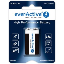 Bateria alkaliczna 6LR61 9V (R9*) everActive Pro Alkaline - … | PartsPC.pl