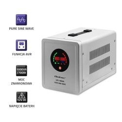 Zasilacz awaryjny Pure Sine Wave UPS | 1000VA | 700W | Szary | PartsPC.pl