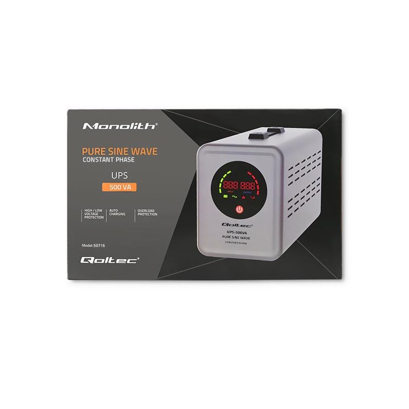 Zasilacz awaryjny UPS Pure Sine Wave | 500VA | 350W | Stała … | PartsPC.pl
