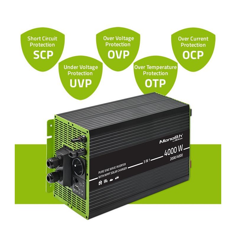 Przetwornica solarna 3w1 z funkcją ładowania AC | MPPT | UPS… | PartsPC.pl