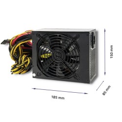 Zasilacz ATX | 1600W | 80 Plus Gold | Bitcoin Miner | PartsPC.pl