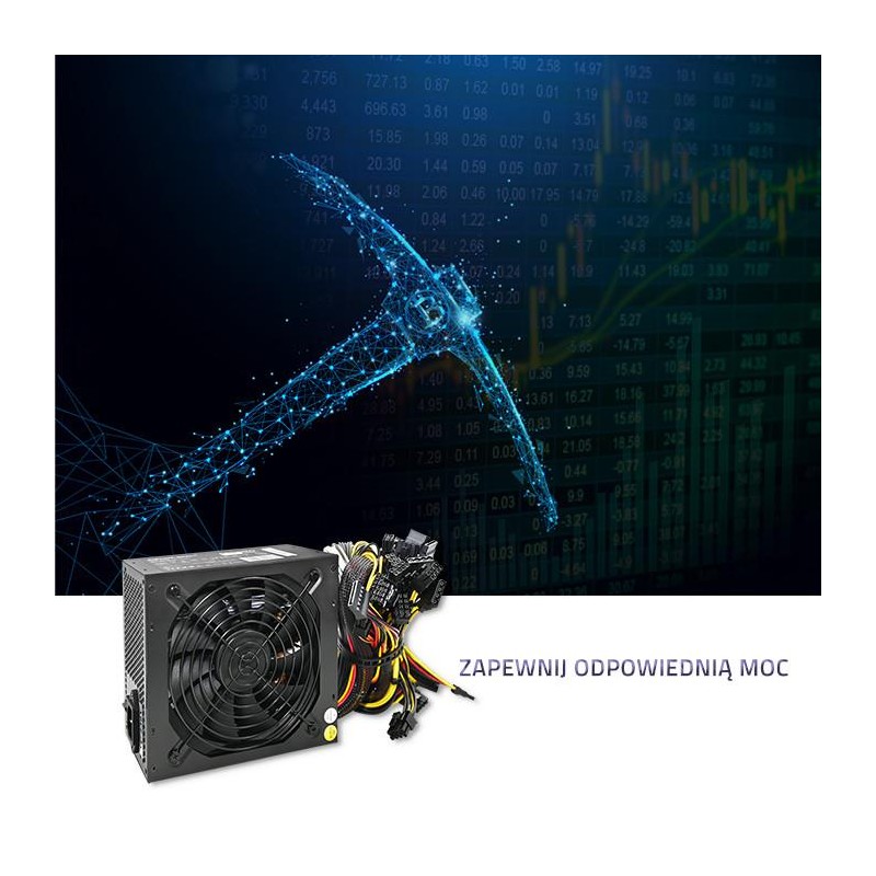 Zasilacz ATX | 1600W | 80 Plus Gold | Bitcoin Miner | PartsPC.pl