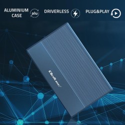 Obudowa/kieszeń Qoltec na dysk SSD HDD 2.5" | SATA | USB 3.0… | PartsPC.pl