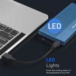 Obudowa/kieszeń Qoltec na dysk SSD HDD 2.5" | SATA | USB 3.0… | PartsPC.pl