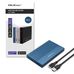 Obudowa/kieszeń Qoltec na dysk SSD HDD 2.5" | SATA | USB 3.0… | PartsPC.pl