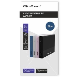 Obudowa/kieszeń Qoltec na dysk SSD HDD 2.5" | SATA | USB 3.0… | PartsPC.pl